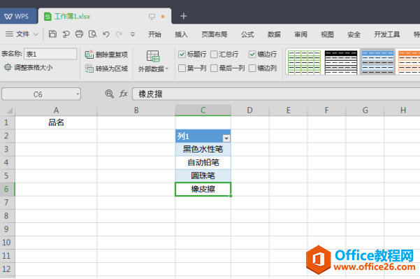 表格技巧—Excel中如何让下拉列表能够自动更新