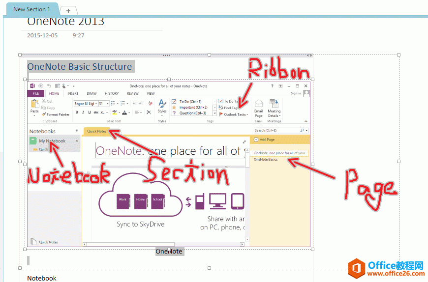 在图片上进行 OneNote 绘图或者手写