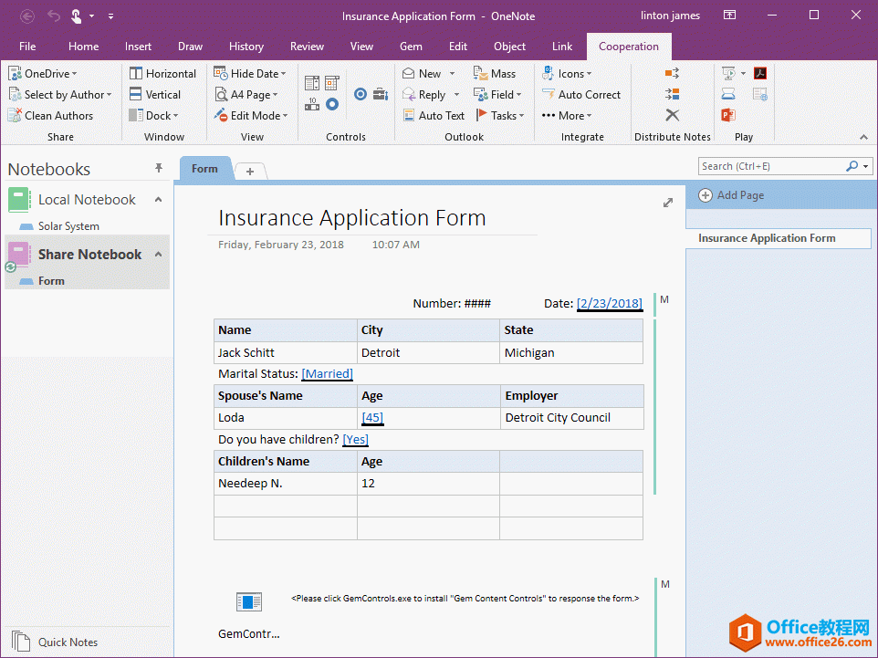 同步回调查的结果（OneNote 2016）