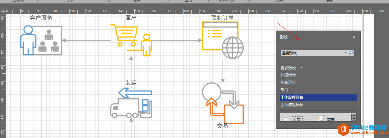 visio 工作界面