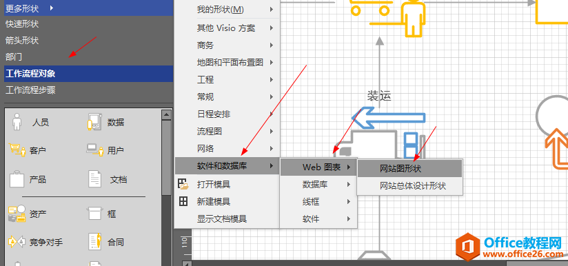 visio 工作界面