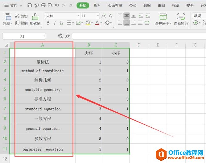 表格技巧—如何将Excel表格中行的顺序颠倒