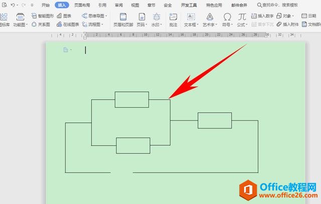 Word文字技巧—绘制电路图的方法