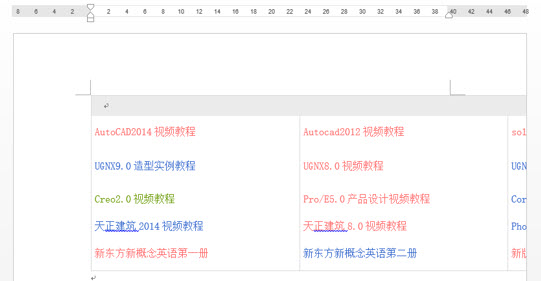 <b>如何在Word中调整超过页面宽度表格</b>
