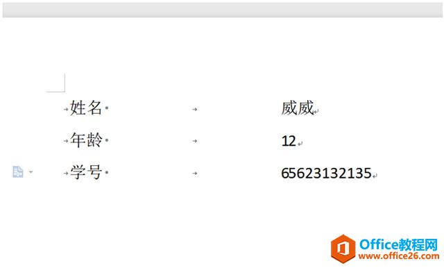 职场办公技巧—Word中如何使用制表位