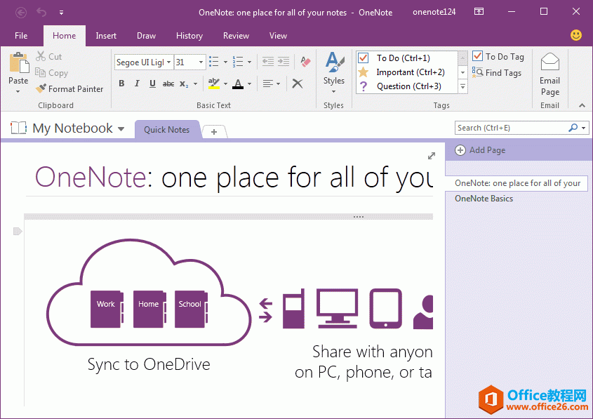 OneNote 里的图片