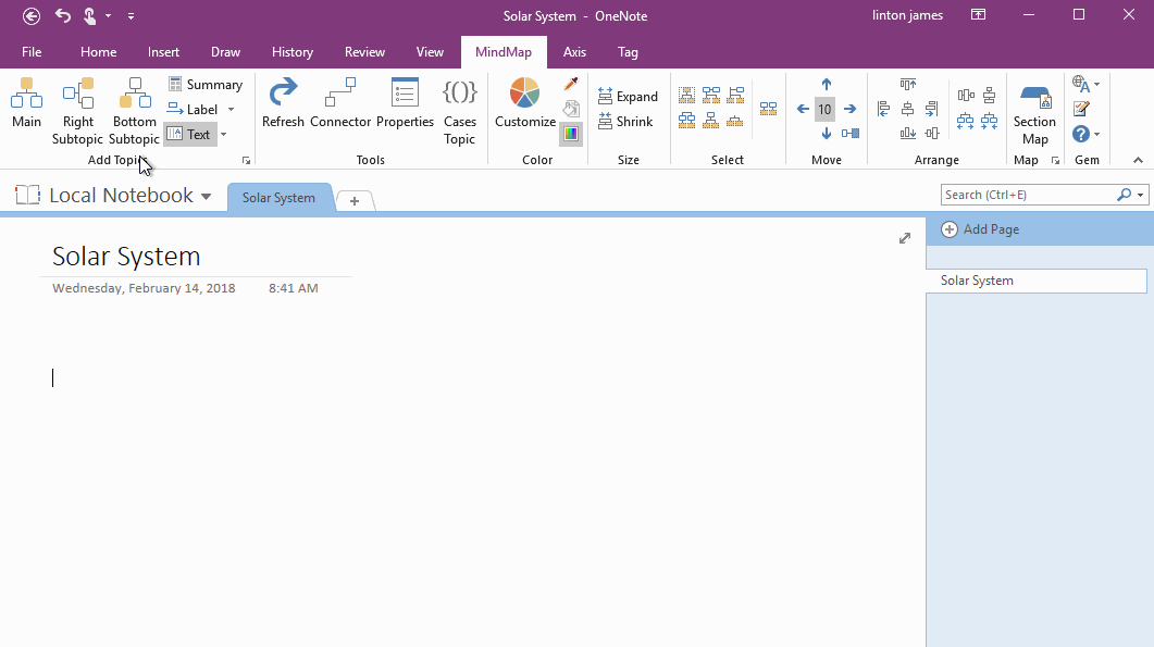 一键快速使 OneNote 里的页面链接文字和页面的标题同文（链页同文）