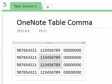<b>如何以千位分隔符格式设置 OneNote 的单元格</b>