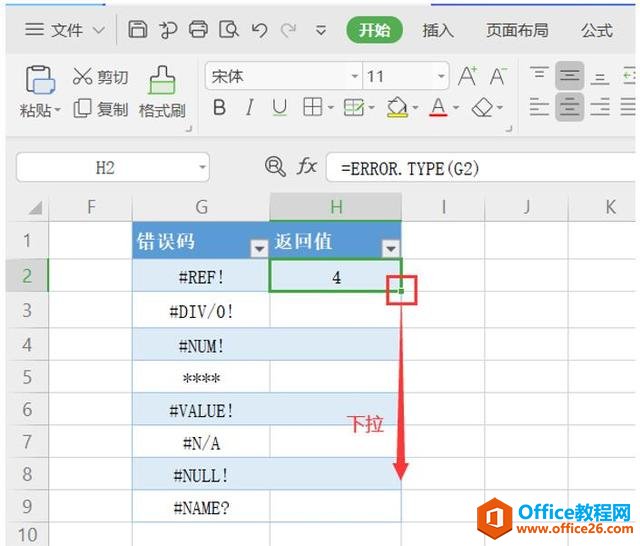 Excel表格技巧—如何用ERROR.TYPE函数返回错误类型与代号