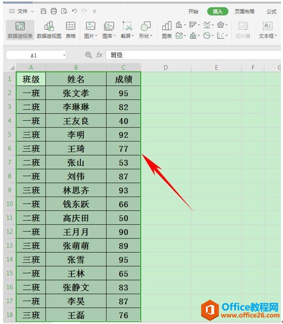 WPS表格技巧—按某一列分类把数据拆分成多个表格