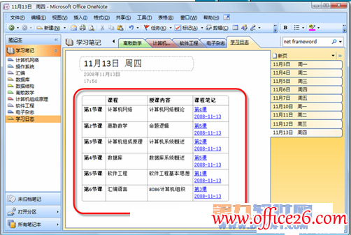 <b>OneNote创建目录页技巧</b>