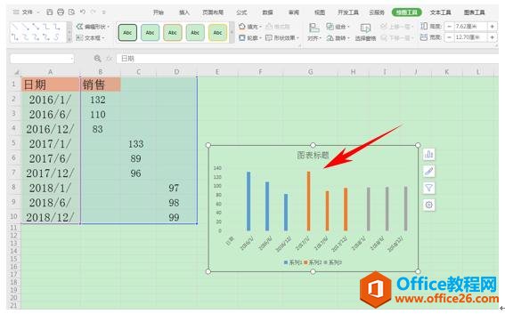 WPS轻松办公—快捷实现表格柱形图可视化