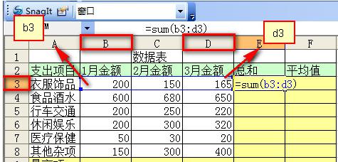 Excel函数之求和计算的SUM函数