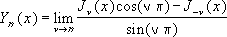 x 的 n 阶修正 Bessel 函数值