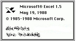Excel 1.5版本