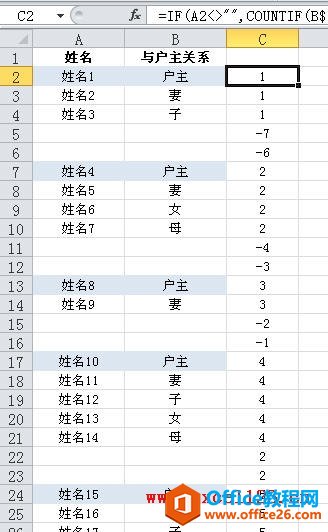 间隔不等数量行插入多行示例