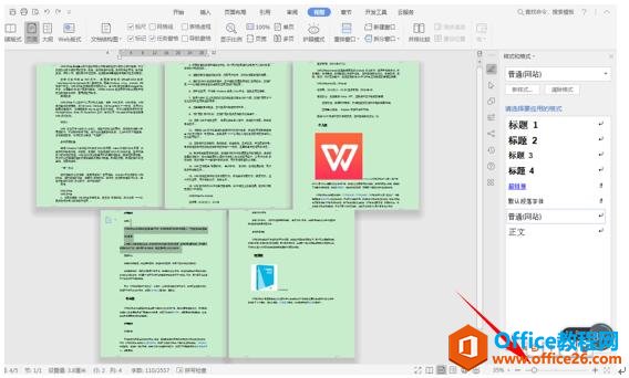 WPS文档技巧—如何在一版内显示多个页面