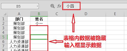 WPS表格技巧—如何隐藏数据