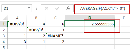 Excel如何忽略错误值后计算平均值