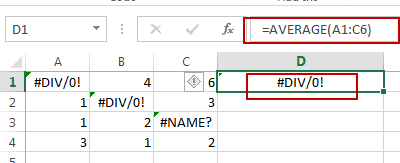 Excel如何忽略错误值后计算平均值