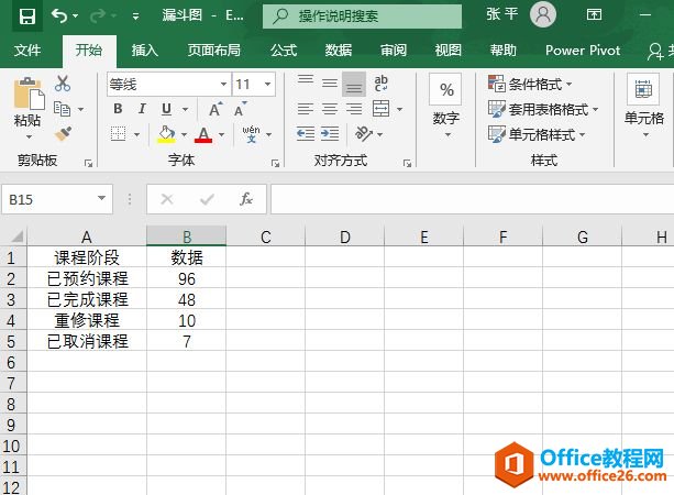 Excel 2019新增功能介绍：新增漏斗图