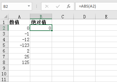 Excel中，如何把负数全部改成正数