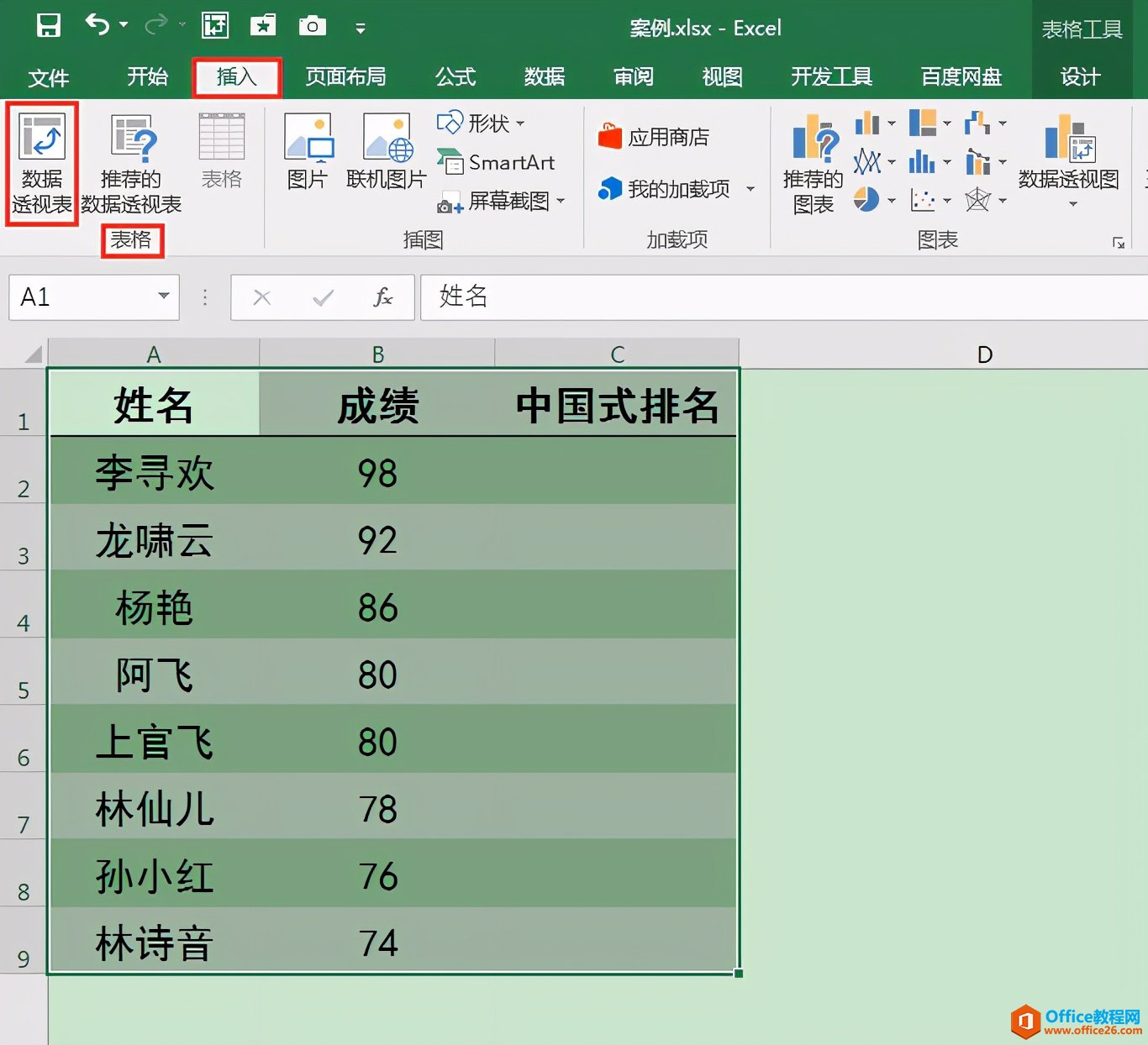 不想用函数？数据透视表也能轻松进行中国式排名