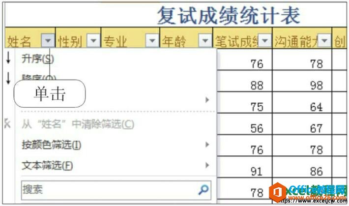 excel2010筛选功能