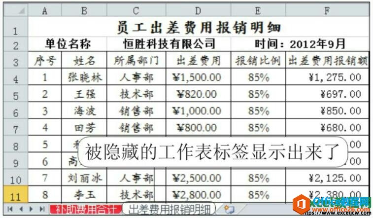 excel2010显示工作表的方法