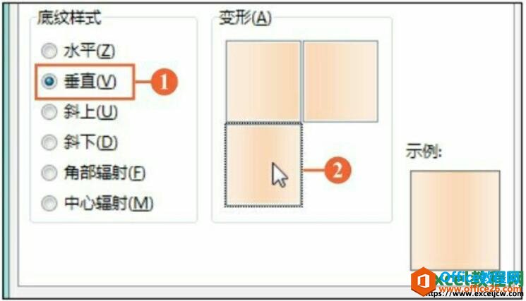 excel条件格式设置底纹的样式