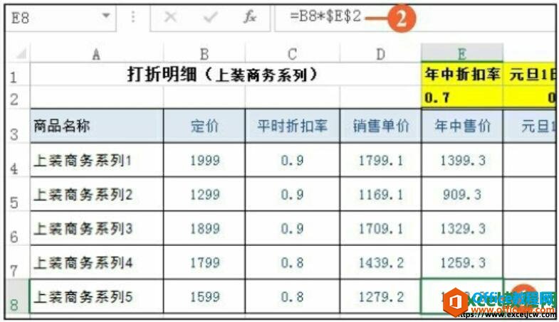 excel2016绝对引用的使用方法