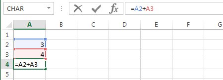 创建Excel公式1