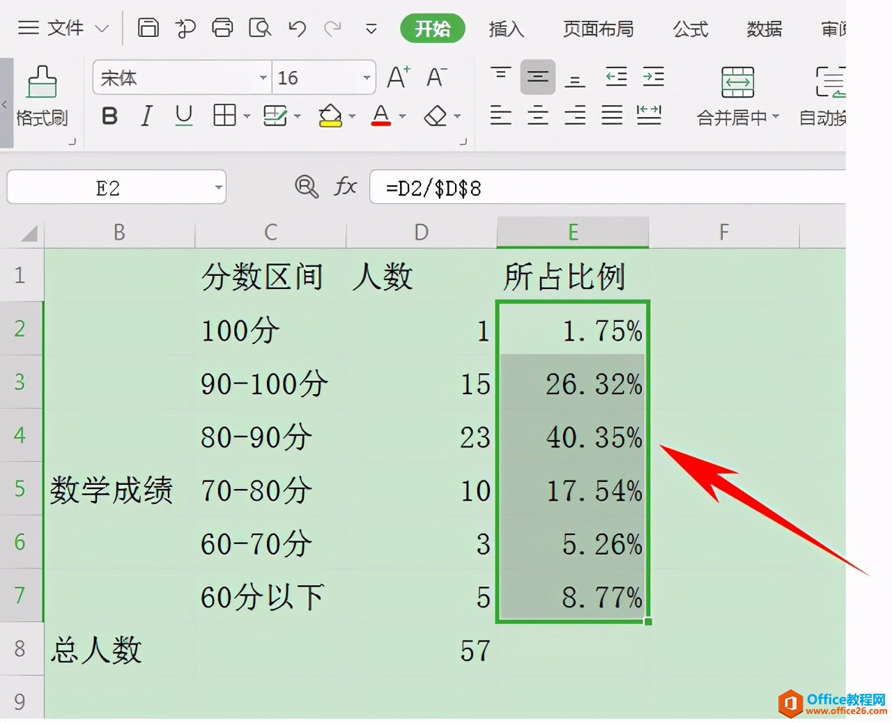 Excel表格技巧—数据都除以同一个固定单元格的数值