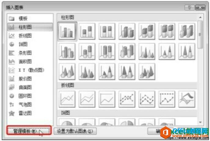 管理excel图表模板