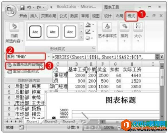 给excel图表添加次要垂直轴