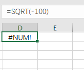 Excel 公式 #NUM! 错误 解决方法