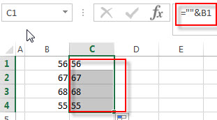 Excel如何将数字转换为文本格式