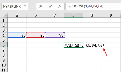 Excel中，怎样使用choose函数？