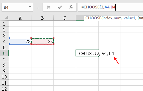 Excel中，怎样使用choose函数？