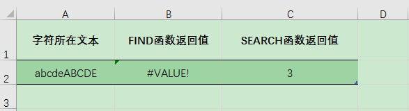 Excel办公技巧:FIND函数与SEARCH函数的用法与区别