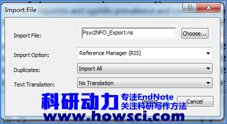 EndNote批量导入APA-American Psych Assn文献的方法