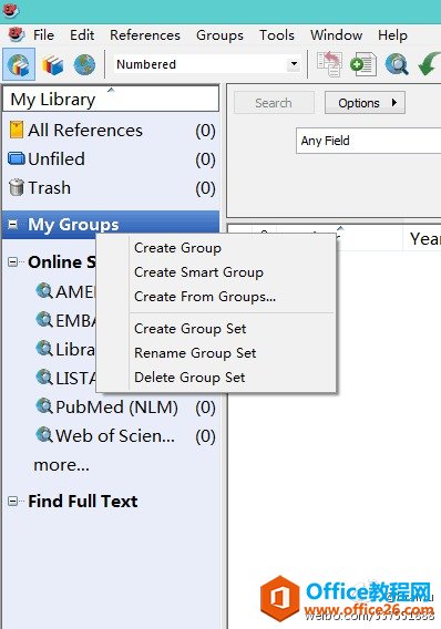 EndNote如何建立数据库和分组