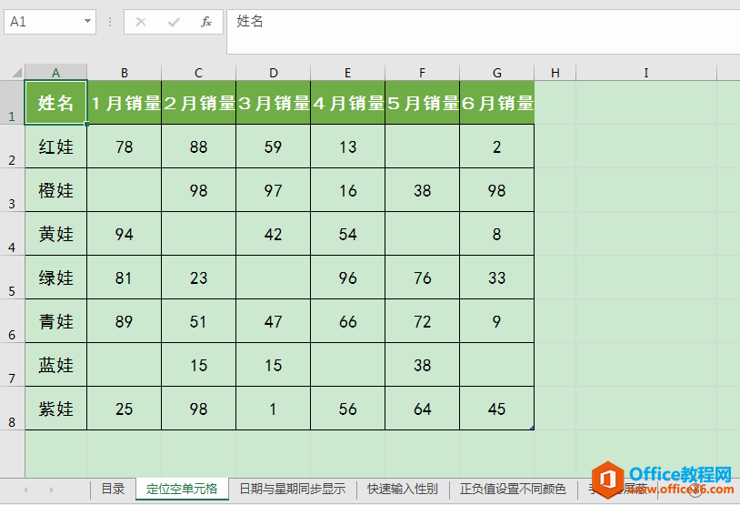Excel办公技巧:如何在工作簿不同工作表之间进行链接跳转?