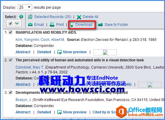 EndNote批量导入EI文献的方法