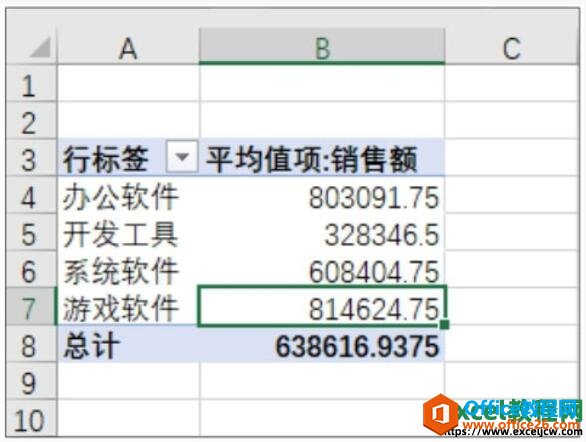 删除字段后的excel数据透视表