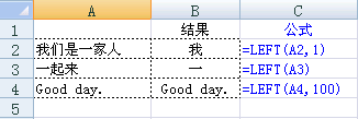 Left函数 语法及实例