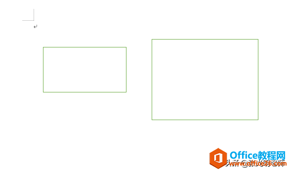 word文档中，怎样使两个长方形的大小一样？