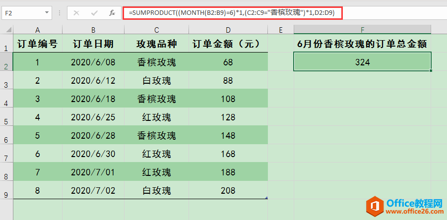 Excel办公技巧：SUMPRODUCT函数用法解析