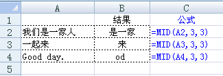 Mid函数 语法及实例