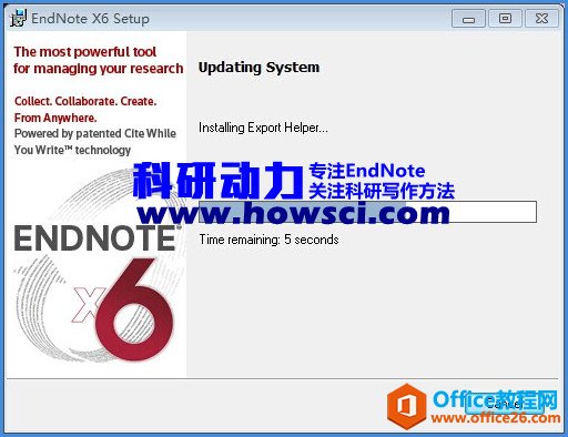 <b>EndNote安装时停留在Installing Export Helper不动怎么办</b>